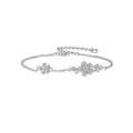 Hot Sale Silver 925 Necklace Elegant Luxury Style Charm Moissanite Bracelet  for Women Fashion Jewelry Bracelets Bangles