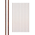 High Precision Pure Carbon Fiber Arrows ID 3.2mm/4.2mm/6.2mm Spine 300-1500 Steel Points Turkey Feather 31-inch Recurve Shooting