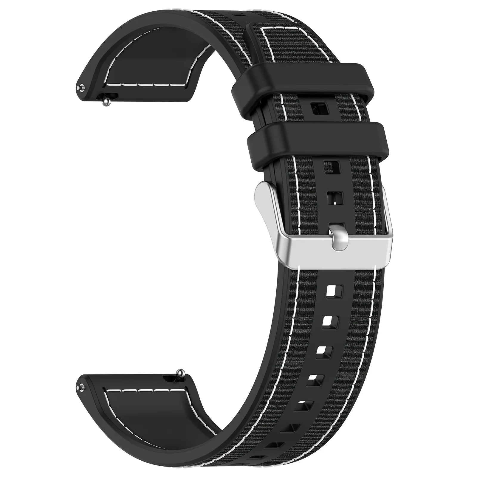22mm Replacement Silicone and Nylon Watch Bracelet Belt for Huawei Watch  GT4