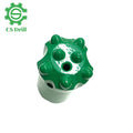 Impregnated Diamond Core Bit - Tungsten Taper Drill Bits (32mm to 45mm) 7-Button Design for Rock Metal Drilling and Mining