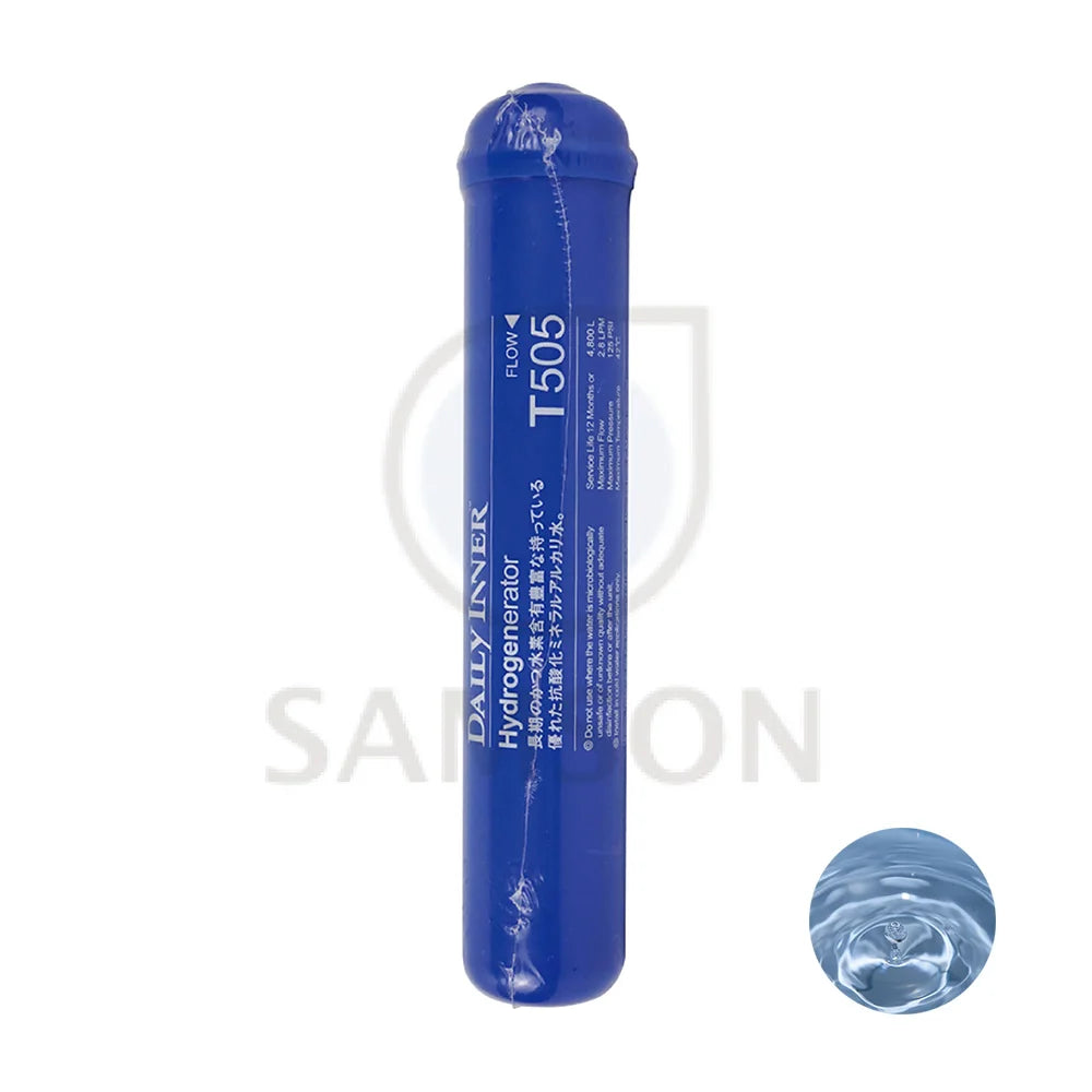 Hot Sales Daily Inner Blue Plastic Alkaline Mineral Water Filter Cartridges Manual Bacteria Removal pH Balance RO System