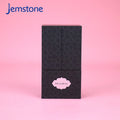 Custom Eco-Friendly Magnetic Craft Paper Luxury Double-folded Cardboard Gift Box UV Coating Embossing Black Logo