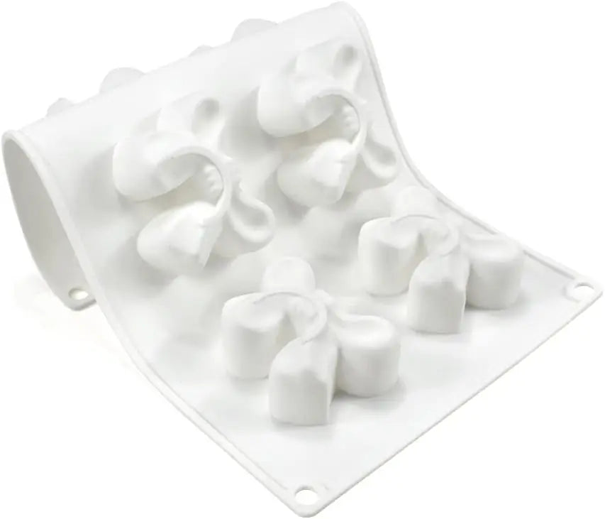 Valentine's Day Bow Design Pastry Decoration Silicone Cake Molds Soap Mold Mousse Baking Tools Pudding Chocolate Mould
