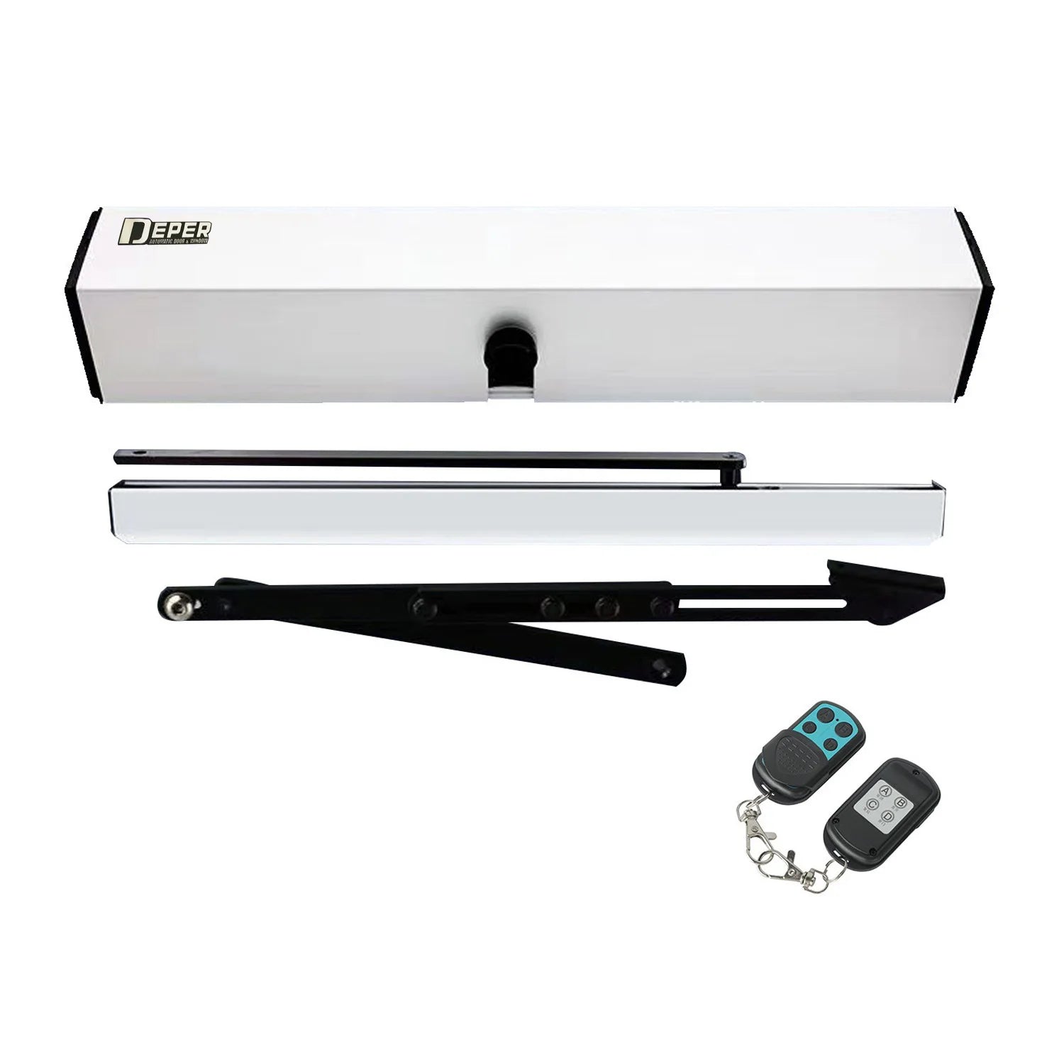 DSW100N Electric Swing Door Opener 100kg Capacity Automatic Swing Door Closer DC24V Motor Modern for Garage Hotel Industrial Use