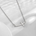 Stainless Steel Cross Necklace for Women Wholesale Religious Jewelry