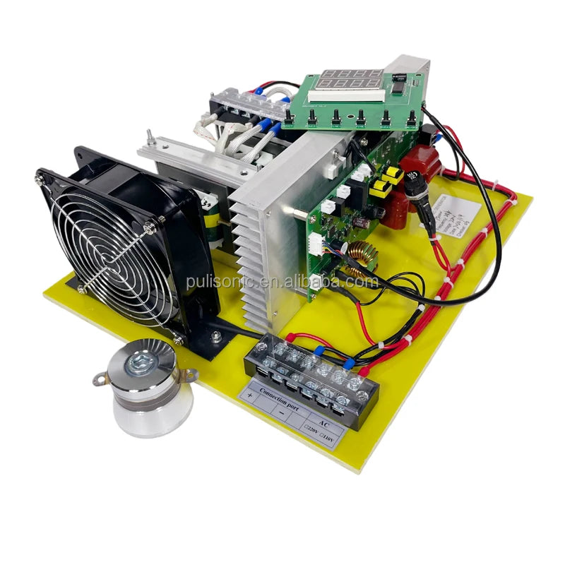 Smart Auto-Tuning 1500W Ultrasonic PCB 28Khz Frequency Generator for Brake Pad Cleaning Machine