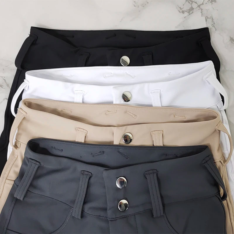Wholesale Equestrian Pants Women Zipper Button Jodpurs Females Horse Riding Clothing Breeches