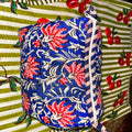 Custom Made Linen Quilted Zipper Closure Large Water Resistant Eco-Friendly Fashion Bag for Travel Cosmetics Toiletries