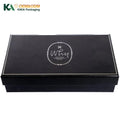 KAKA Custom Luxury Black Rigid Gift Box with Lid and Base Elegant Paper Packaging for Jewelry Belt Perfume