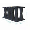Durable HDPE High Capacity  Rainwater Management Solution for Urban Infrastructure Flood Prevention Commercial Use