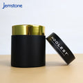 Custom UV Printing Gold Stamp Foil Design Cylinder Packaging for Tea Bottle