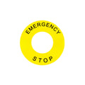 HNARL Decal Emergency Stop Panel 00002328 Dingli  DL-00002328