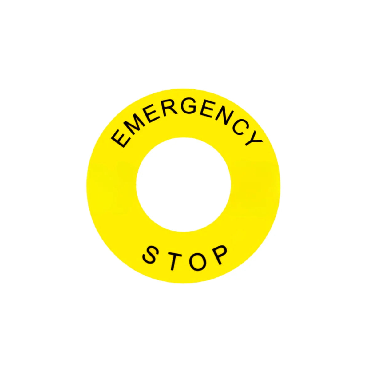 HNARL Decal Emergency Stop Panel 00002328 Dingli  DL-00002328