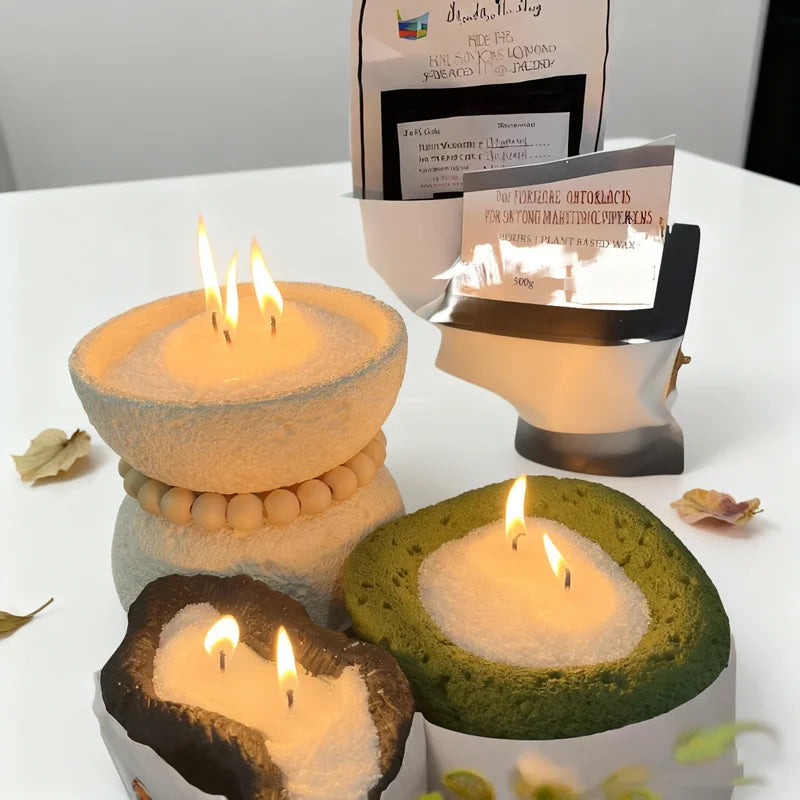 Candle Sand Wax Palm Soy Natural Packaging Ice Wedding Aromatic White Colored Diy Pearled Making Powder Scented Candles Sand Wax MegaBDM