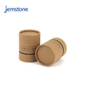 Custom Round Candle Cardboard Tube Cylinder Packaging Brown Kraft Paper Tube with UV Printing for Skincare