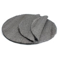 New Arrival 0# 17inch 3 Layers Steel Wool Knitting Polish Pad for Porcetain Marble Stone Floor Cleaning and Polishing Pad