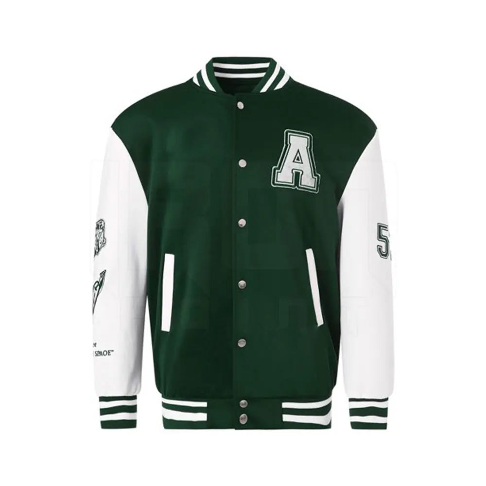 New Design Customized Color Men Letterman Jacket Streetwear Winter Warm Winter Jacket For Men