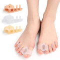 Toe Separators for Men and Women Overlapping Hammer Toe Spacers and Toe Stretchers for Foot and Bunion Pain Relief