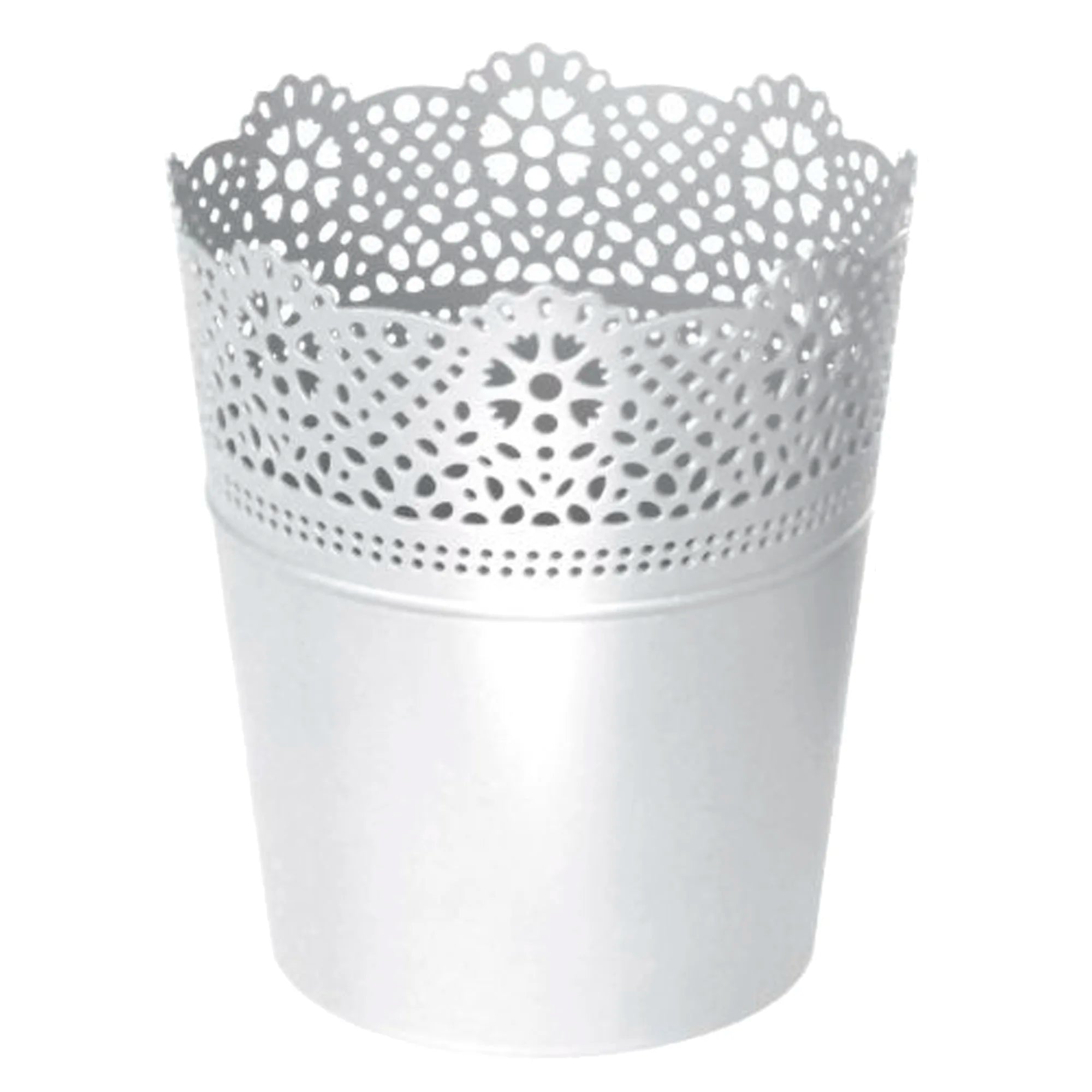 LACE flower pot dimensions (mm) 180x180x210 color White