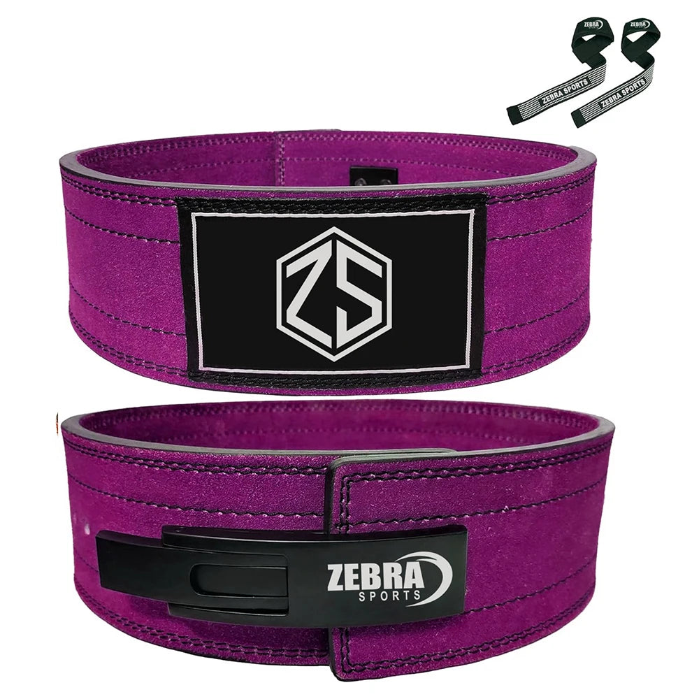Hot Sale Gym Fitness Custom Made Lever Belts Training Lifting Black Belt 10mm Power Weight Lifting Leather Lever Pro Belt 2025