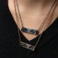 DUOYING Wholesale Personalized Custom Stainless Steel Custom Eye Photo Laser Engraved Photo Necklace for Women Men