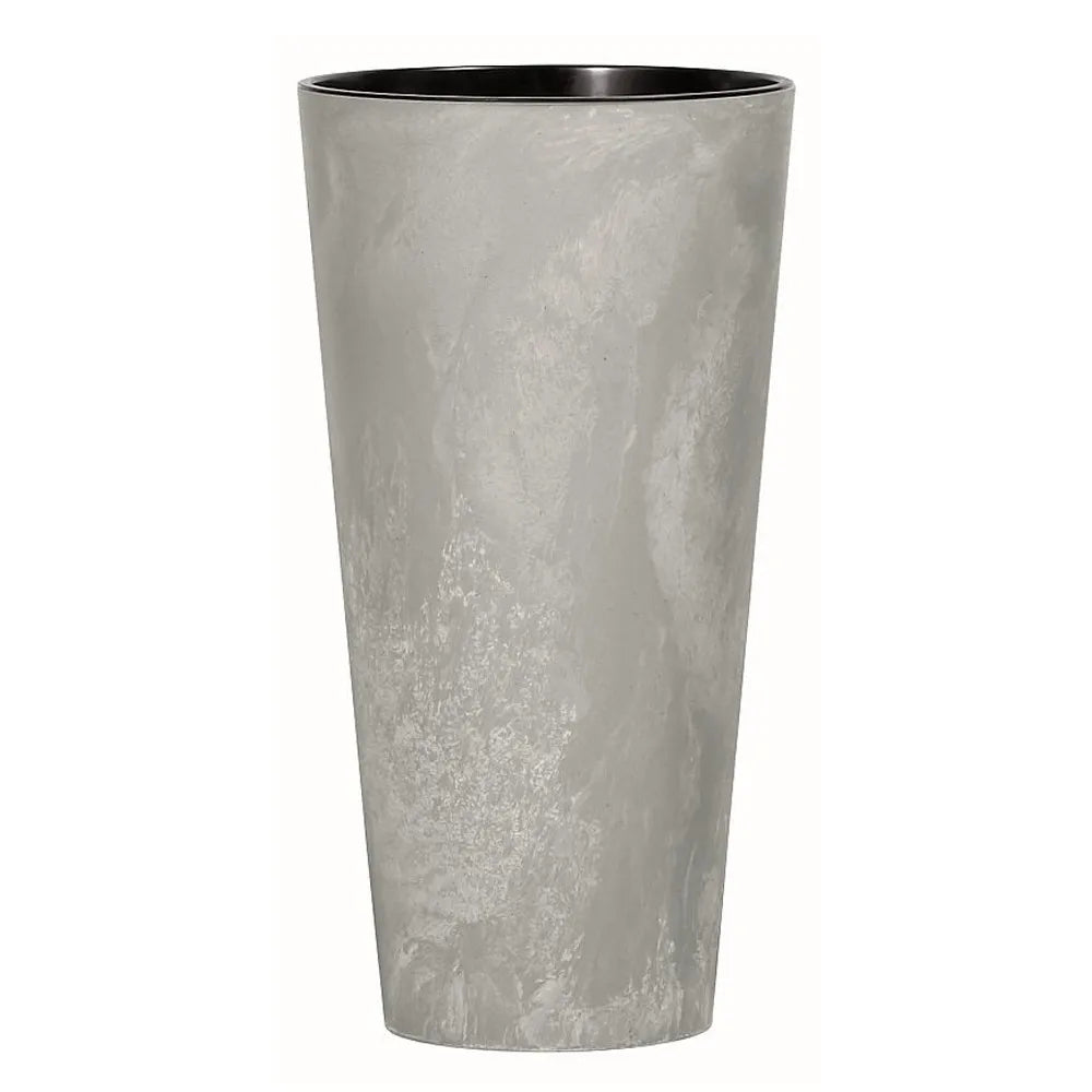 Prosperplast Tubus Slim Effect plastic tub WITH tank in Cement color 57.2 (height) x 30 (width) x 30 (depth) cms