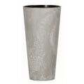 Prosperplast Tubus Slim Effect plastic tub WITH tank in Cement color 57.2 (height) x 30 (width) x 30 (depth) cms