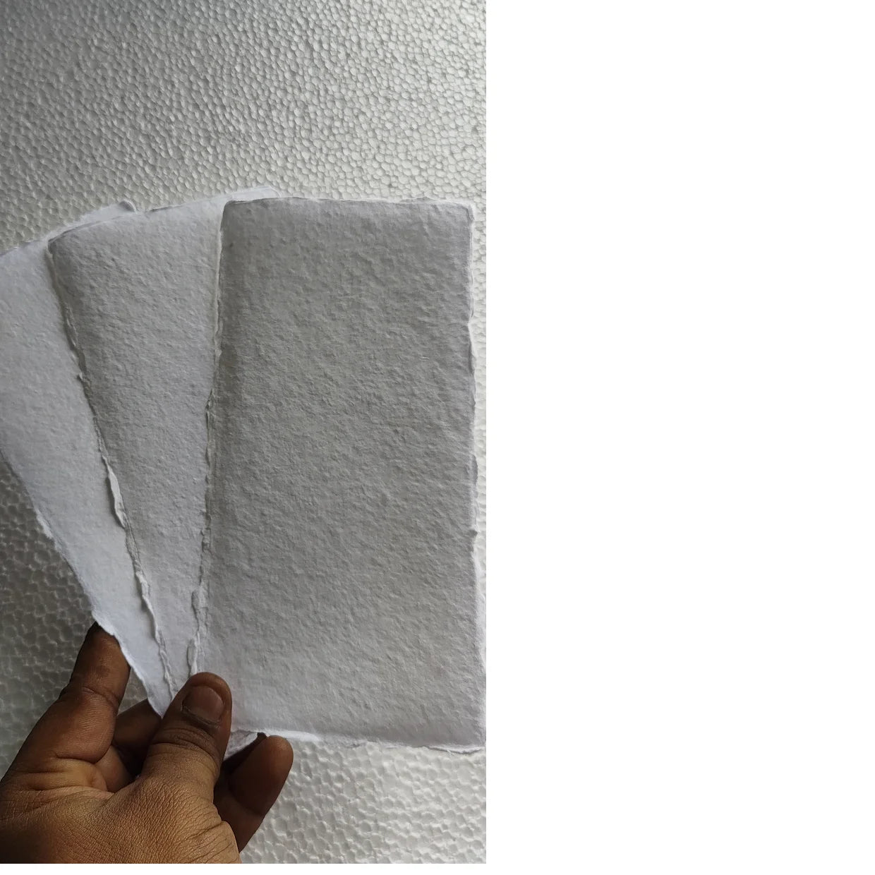 Custom Made White Deckle Edged Cotton Rag Handmade Papers Assorted Colors Wedding Invitation Designers Angel Cut Resale Conifer