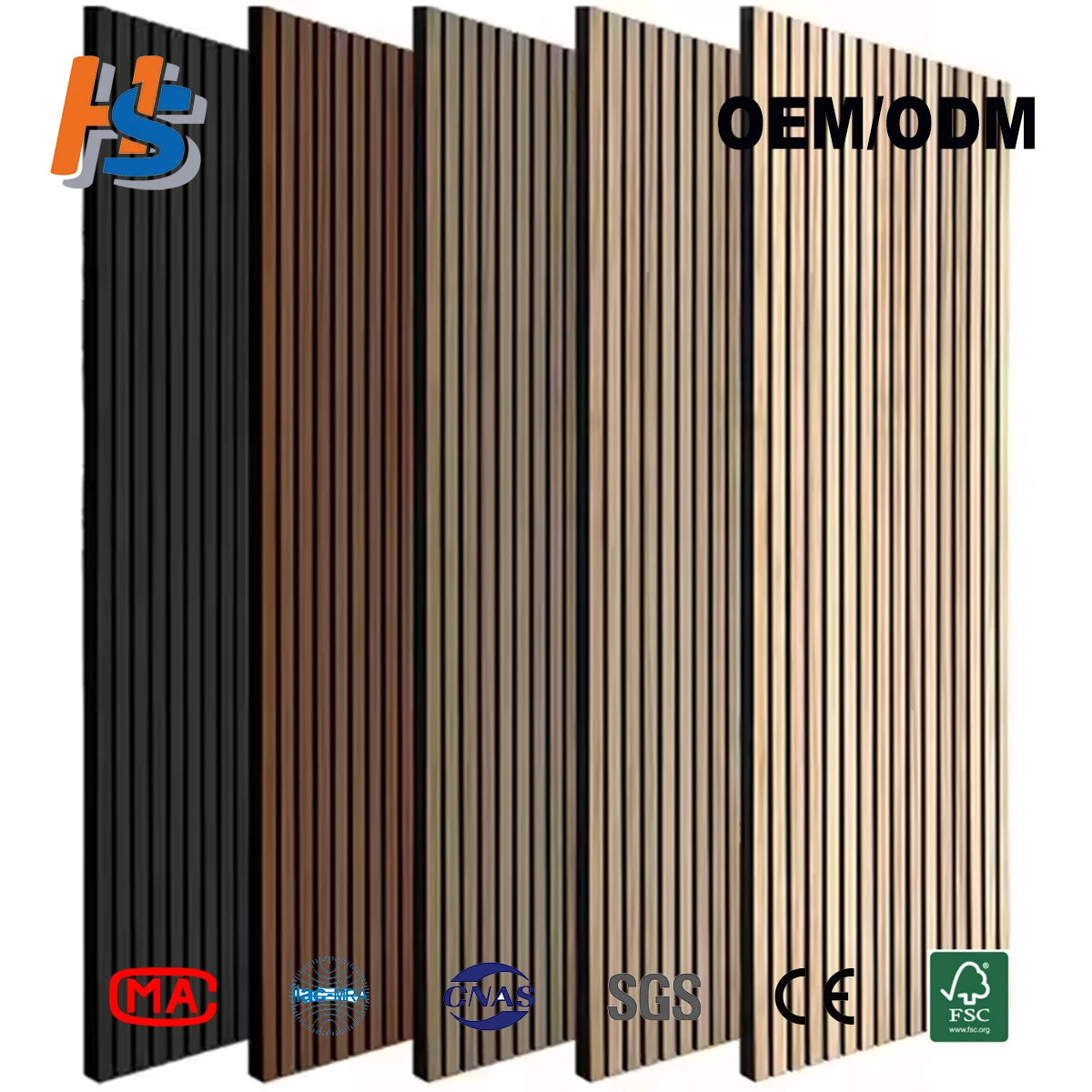 Acoustic Wall Panels Fireproof Moisture Proof Custom Size for Home Office Wall Ceiling Decoration Noise Reduction