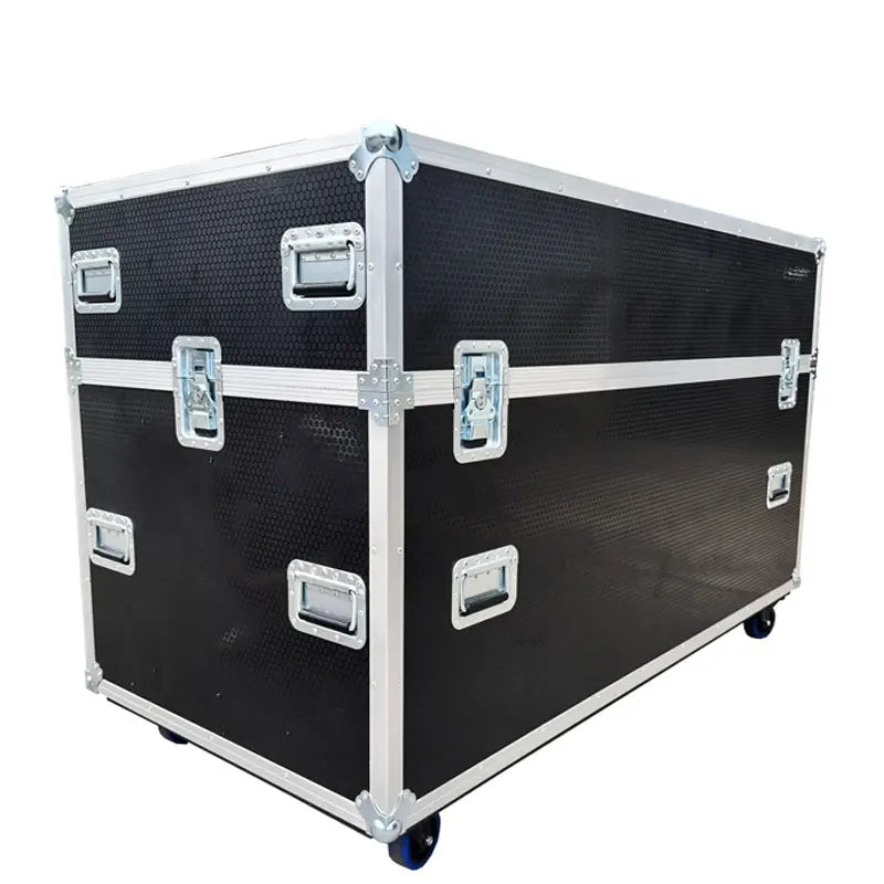 X-Bason Aluminum Flight Case Model XBS2003 26x29x27cm Double Security Locks Waterproof Shockproof Foldable Square 3-Year