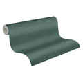 Made in Germany - Wallpaper rolls Monochrome Green - Non Woven Vinyl - Wallpaper Plain Solid Colour for Walls - 1005 x 053 m
