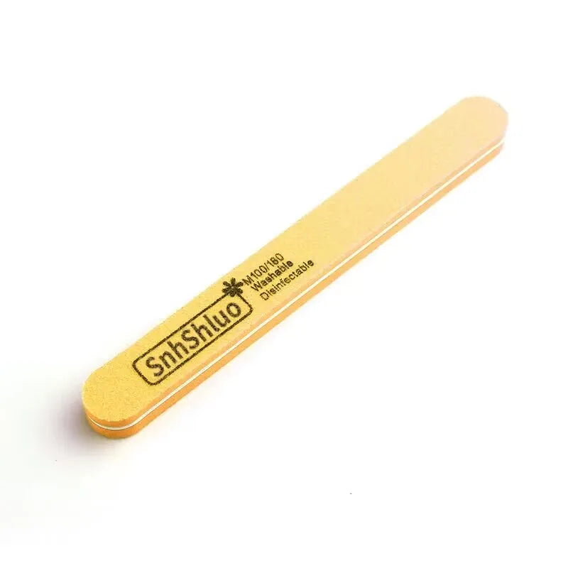 Wholesale Custom Colorful Double Sides Premium Nails Salon Professional Products Crystal Glass Foot File