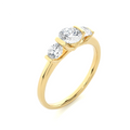 New Diamond Ring Wedding Iced Certified Silver Dainty VVS1 925 Engagement 14K Gold Plated IGI Certified OMKAR JEWELS Indian