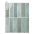 3D Adhesive Peel and Stick Tile Backsplash for Kitchen Bathroom Wall Tile Sticker Removable Waterproof Easy Installation