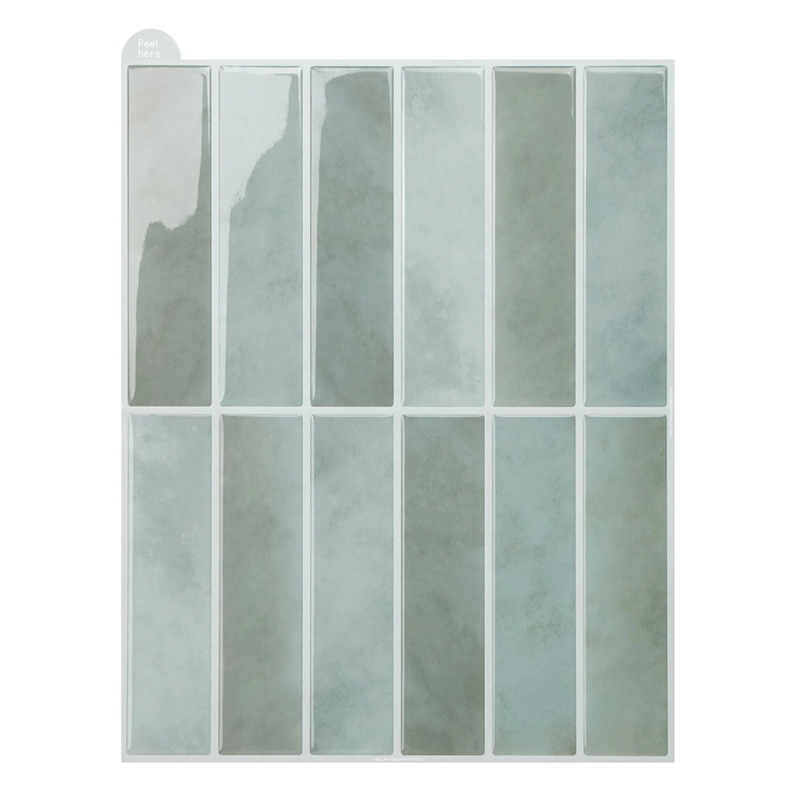 3D Adhesive Peel and Stick Tile Backsplash for Kitchen Bathroom Wall Tile Sticker Removable Waterproof Easy Installation