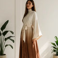 YXA011 Gradient Color Elegant Abaya Modest Fashion Loose Luxurious Design Oversize High-end Eid New Customizable Factory Price