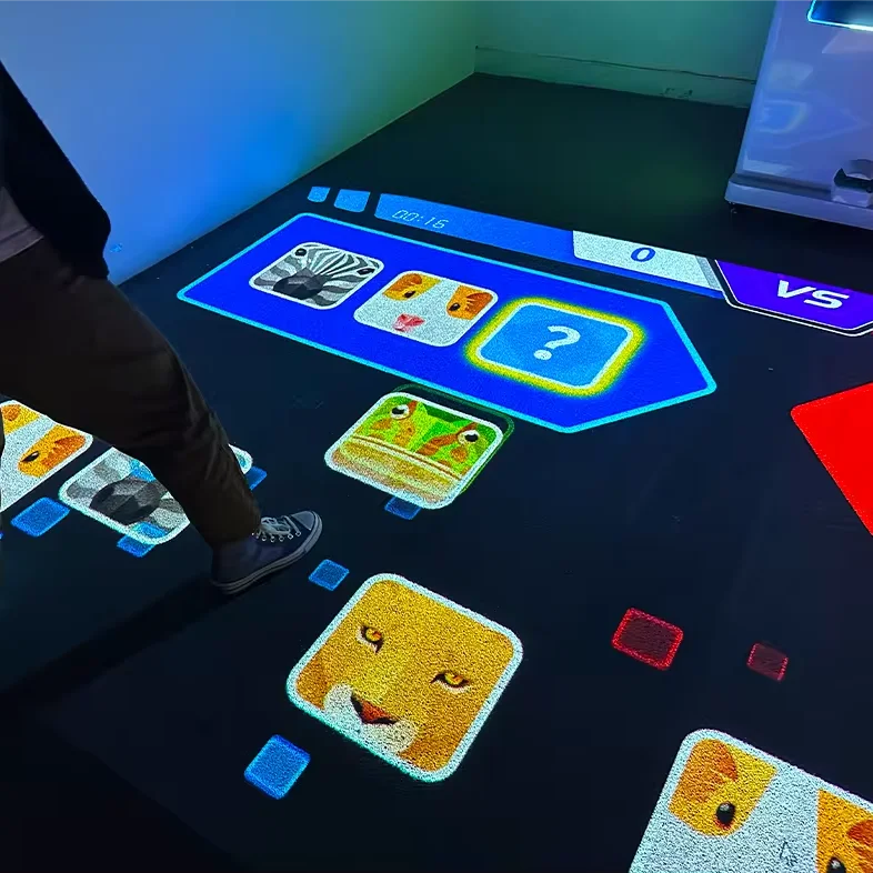 Software+LaDAR SAIO Ground Projection Fitness & Exercise Interactive Sports System: Engaging Floor Projector Games