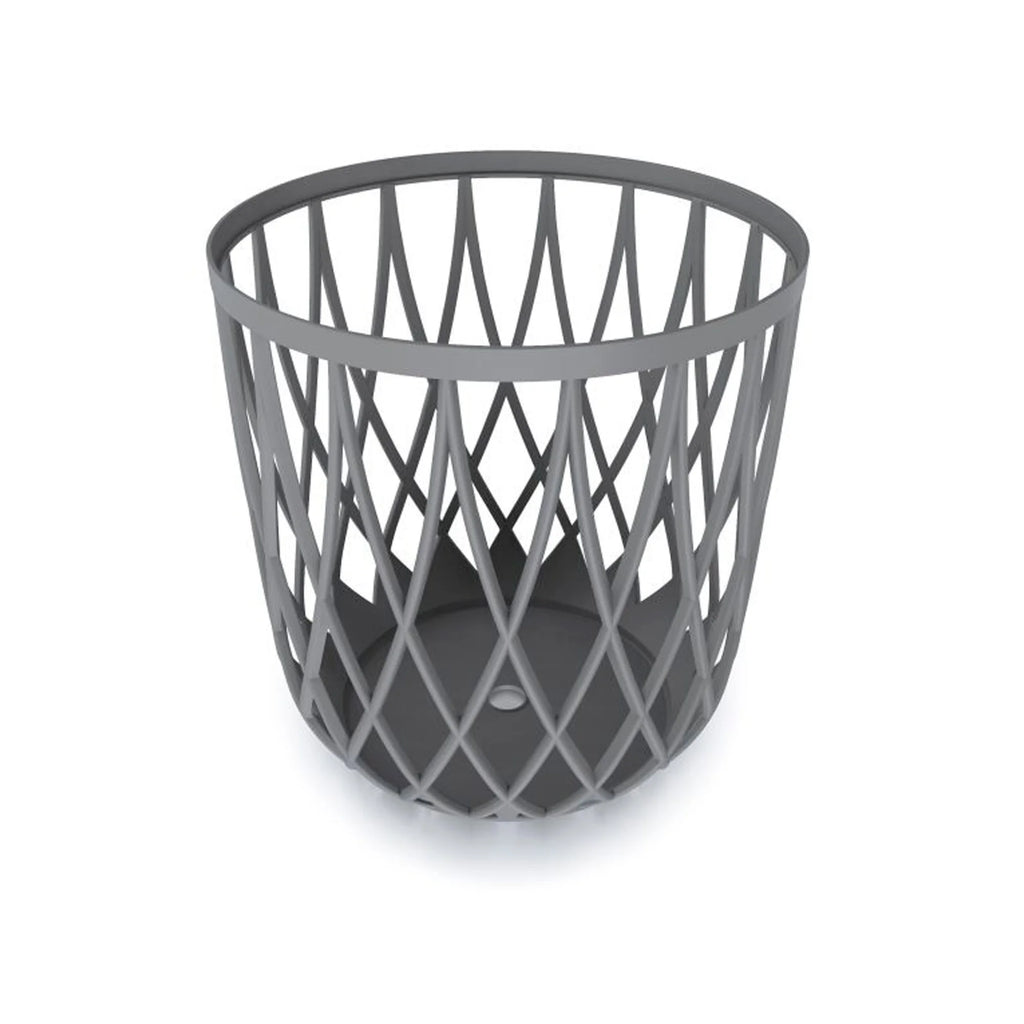 Prosperplast Uniqubo 35L Multifunctional Plastic Basket in Stone Grey Color 39 (length) x 39 (width) x 40 (height) cm
