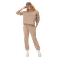 Wholesale Breathable Pullover Hoodie and Elastic Waist Joggers 2pc Tracksuit Set for Women Custom Streetwear
