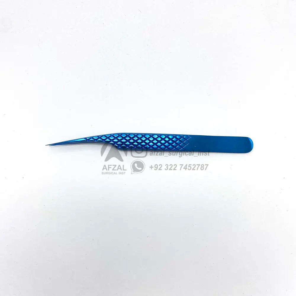 Private Label Japanese Stainless Steel Fiber Tip Tweezers With Ruler At The End Eyelash Tweezers For Isolation 2025
