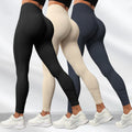 Seamless Workout Hot Fitness Pants Hip Lift Yoga Pants Women Seamless Knitted Tight High Waist Push up Sports Pants Gym Leggings