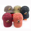 Unstructured 6-Panel Baseball Kid Cap Hat Custom Embroidered Tractor Logo Street Style Boys Cap