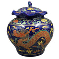 Quality Handmade Wholesale Chinese Porcelain Vase Decoration Blue Color Home Goods Decorative Ceramic Vase with Dragon Design