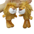 Mini Stuffed Animals Plush Toys Mini Little lion Key Chains Peluches Plushie Doll Bag Charm lion Keyring Claw Machine Plush Toys