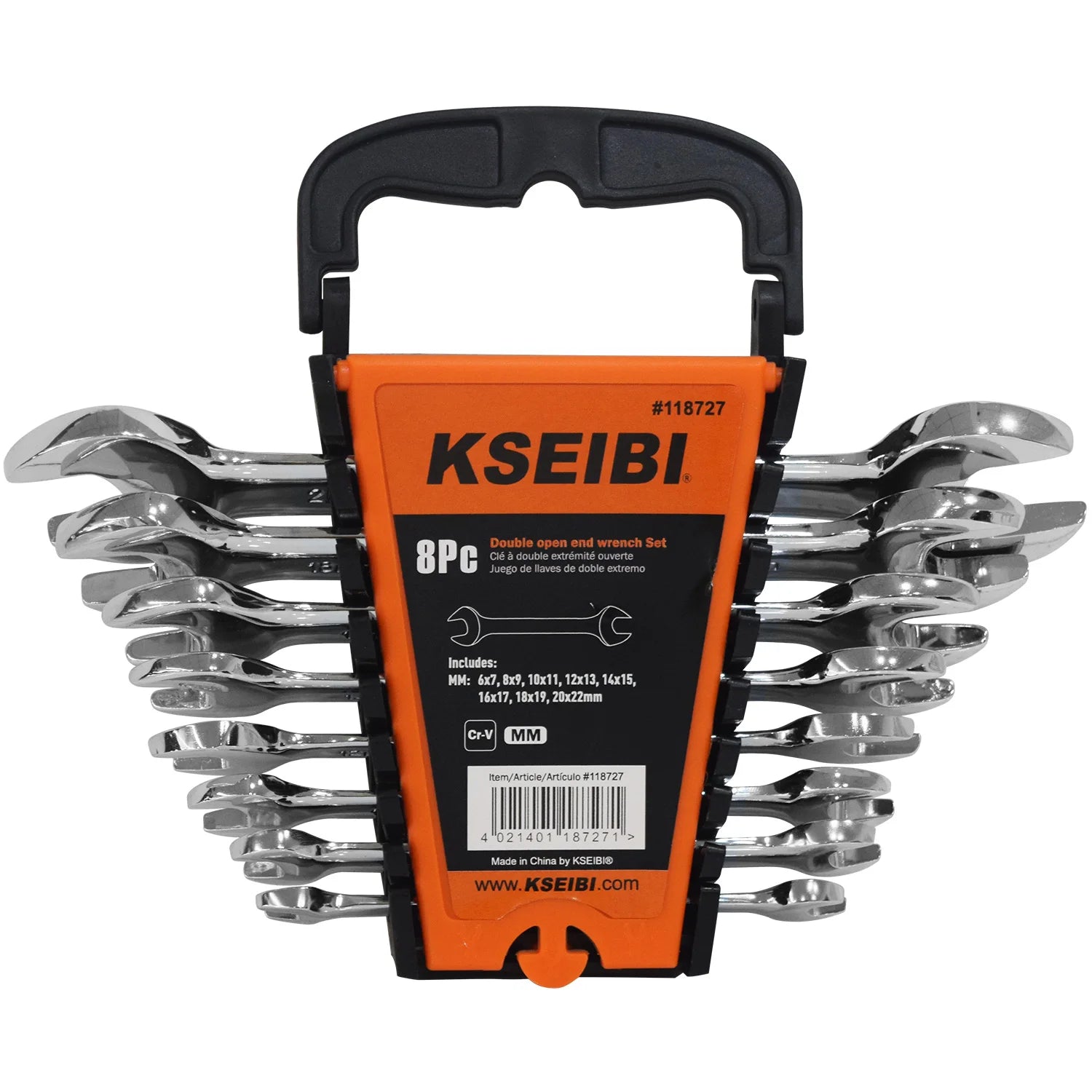 KSEIBI High Quality Double Open End Spanner Wrench 6x7mm for Tightening and Loosening of Rotary Fasteners