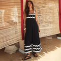 Women's Wear 2025 Spring-Summer New Collection Sling Maxi Dress with Printed Pattern Long Dress for Dresses Women Clothes