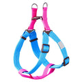 2024 Luxury Dog Harness Pet Walking Harness No Pull Custom Leash Collar Set Pet Adjustable Solid Color Step in Puppy Outdoor