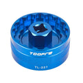 TOOPRE Bicycle Bottom Bracket Sleeve Mountain Bike One-piece Threaded BB Bottom Bracket Removal and Installation Tool