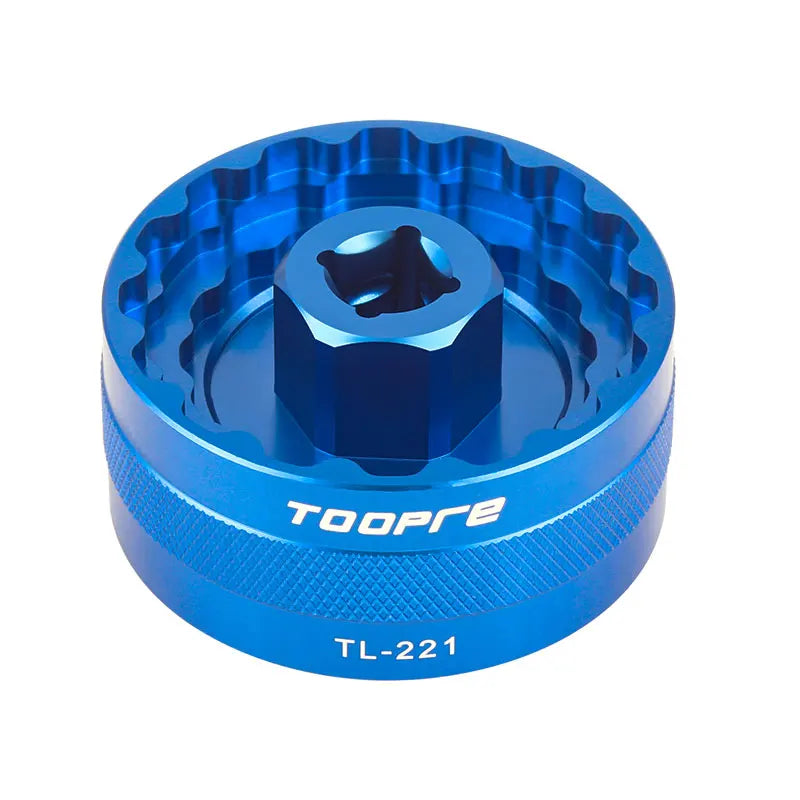 TOOPRE Bicycle Bottom Bracket Sleeve Mountain Bike One-piece Threaded BB Bottom Bracket Removal and Installation Tool