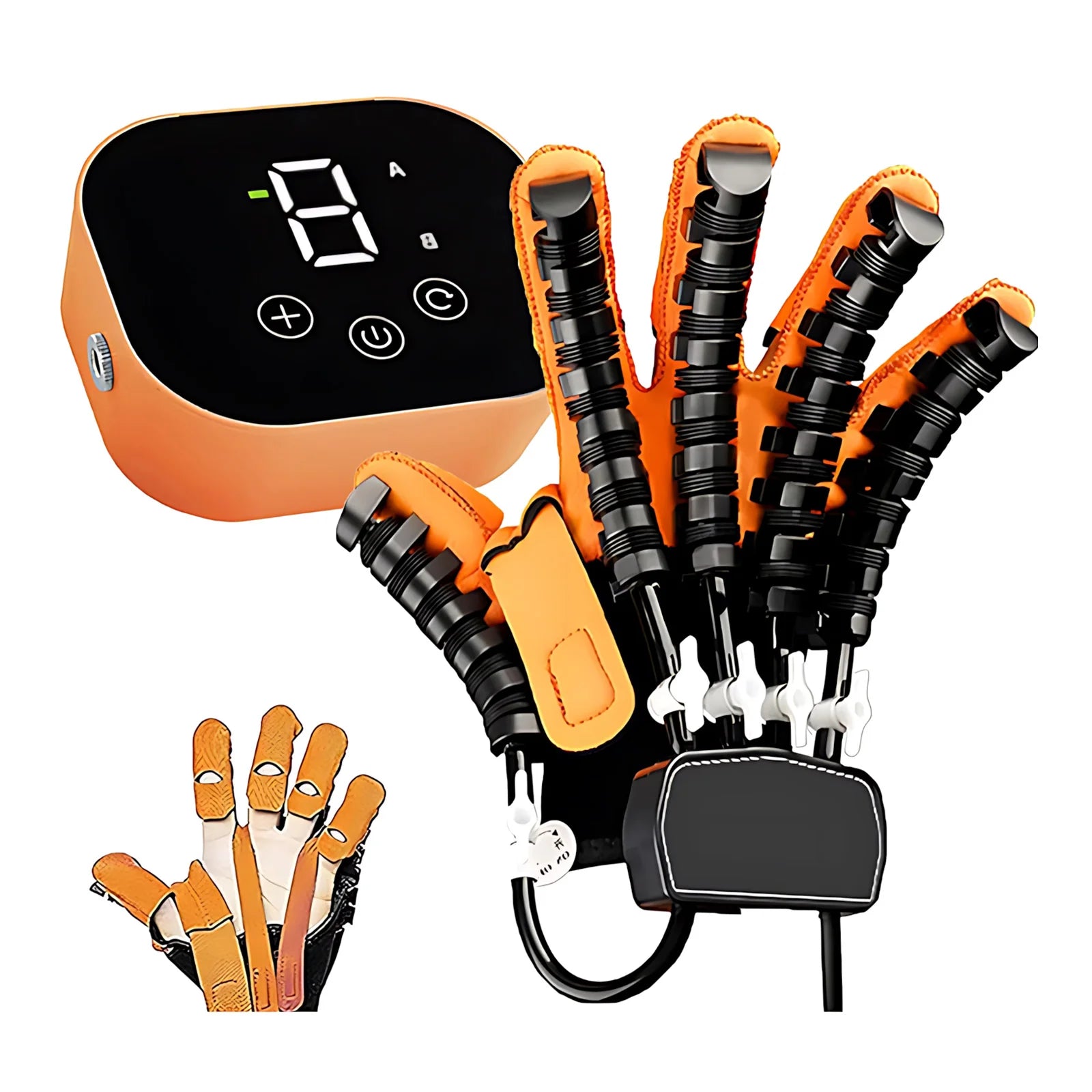 Intelligent Rehabilitation Robot Glove Trainer Elderly Stroke Hemiplegia Five-finger Training Equipment